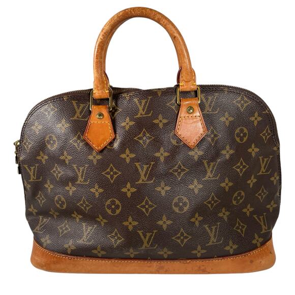 Louis Vuitton Alma PM Vintage Monogram Brown Canvas Handbag - Picture 3 of 14